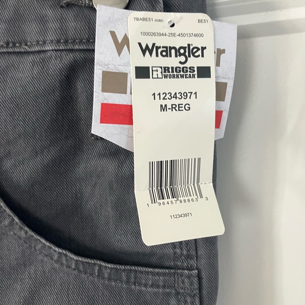 Wrangler Riggs Grey Bib Overalls - Picture 3 of 5
